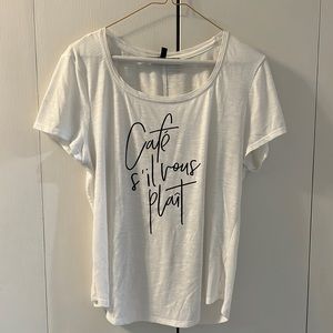 Café s’il vous plaît tee